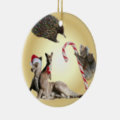 Australische dieren Kerstmis Keramisch Ornament (Rechts)