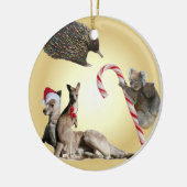 Australische dieren Kerstmis Keramisch Ornament (Links)
