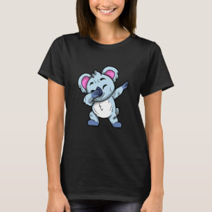 Australische Dieren Schattige Dabbing Koala Beer T-shirt