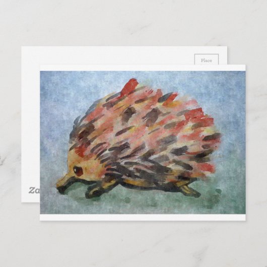 Australische echidna briefkaart (Voorkant / Achterkant)