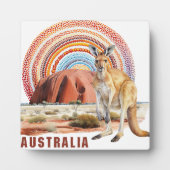 Australische elementen digitale kunst tafelblad fotoplaat (Voorkant)