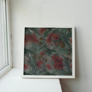 Australische eucalyptus flesborstel bloemig perfect poster