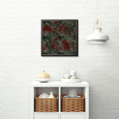 Australische eucalyptus flesborstel bloemig perfect poster