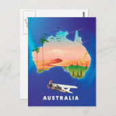 Australische feestdag briefkaart (Voorkant / Achterkant)