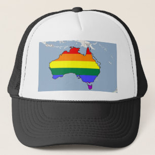 Australische GLBT Pride Trucker Pet
