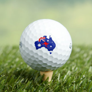Australische Golfballen - Australische Vlag Kangoe