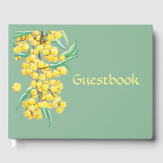 Australische Guestbook: "Wattle blossom" Gastenboek