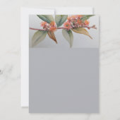 Australische Gumnut Bloemen Uitnodiging (Achterkant)