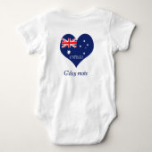 Australische hartvlag romper (Achterkant)