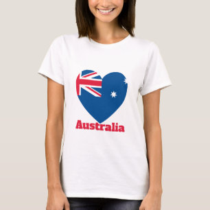 Australische hartvlag t-shirt