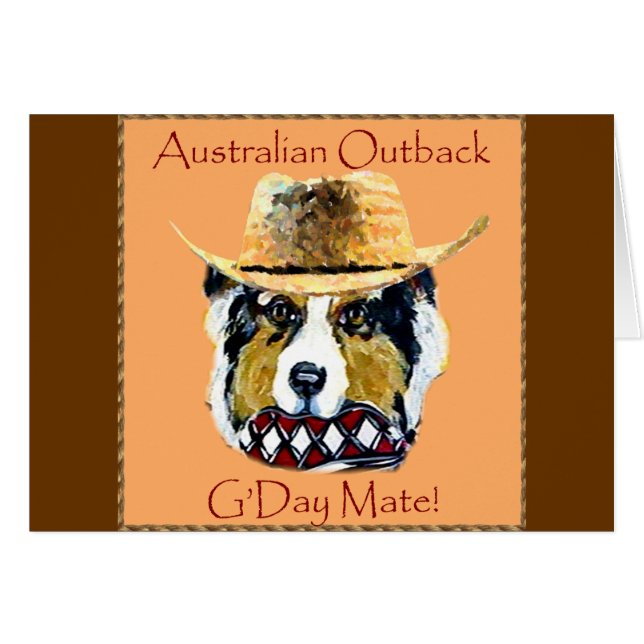 Australische Herder (Voorkant Horizontaal)