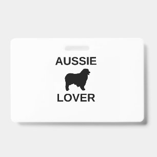 Australische herder Aussie liefhebber Badge