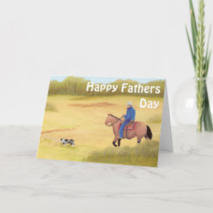 Australische herder ~ cowboy ~ ochtendrit kaart