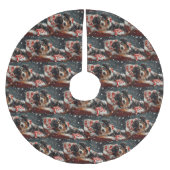 Australische Herder Hond Kerstfeest Kerstboom Rok (Voorkant)