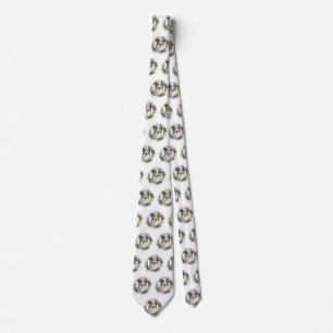 Australische Herder Kerstkrans Feestelijke Pup Stropdas