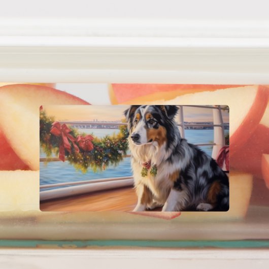 Australische Herder Kerstmis Cruise: Pawsome Labels (Aangebracht)