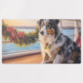 Australische Herder Kerstmis Cruise: Pawsome Labels (Design 2)