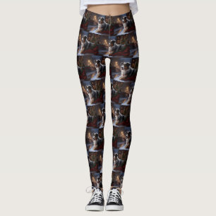 Australische herder Kerstmis Feestelijk Seizoen Leggings