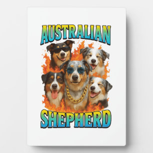 Australische Herder Kopie Fotoplaat