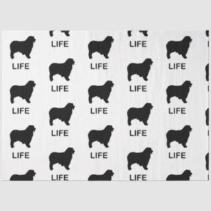 australische herder leven tissuepapier