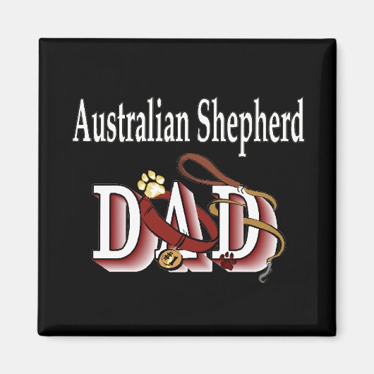 australische herder: Magnet Magneet (Voorkant)