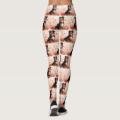 Australische Herder met Rozen - Valentijnsdag  Leggings (Achterkant)