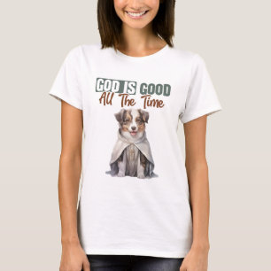 Australische herder pastor God is goed T-shirt