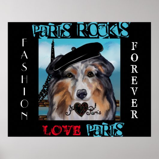 AUSTRALISCHE HERDER   POSTER (Voorkant)