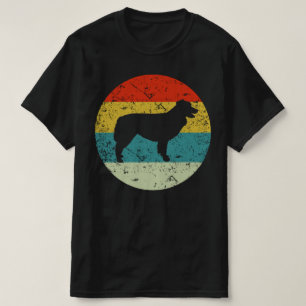 Australische herder retro silhouette t-shirt