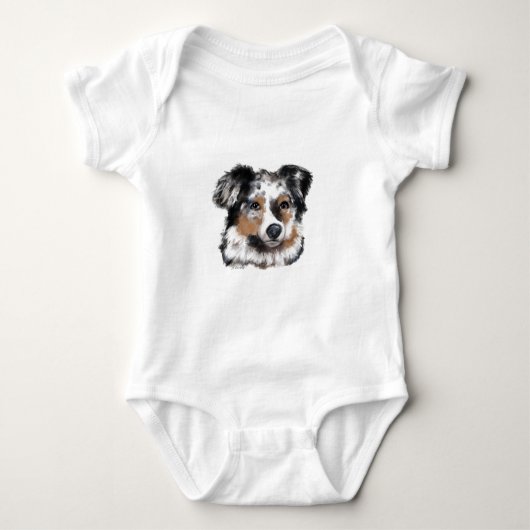 Australische Herder Romper (Voorkant)