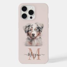 Australische Herder roze iPhone 15 Pro Max hoesje