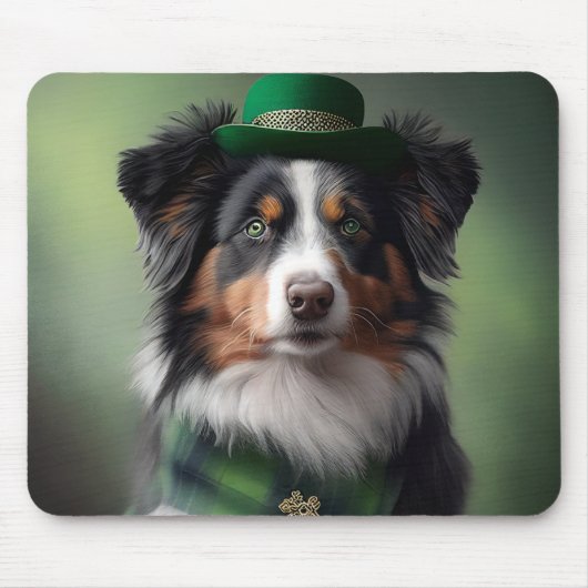 Australische herder Sint Patrick Muismat (Voorkant)