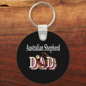 australische herder Sleutelhanger (Voorkant)