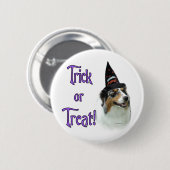 Australische herder truc ronde button 5,7 cm (Voorkant /achterkant)