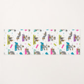 Australische herder-yoga yogamat (Voorkant (horizontaal))