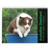 Australische herderbehendigheid 18 maanden Wall Ag Kalender (Hoes)