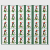 Australische herderkerst cadeaupapier (Vlak)