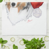 Australische herderkerst theedoek (Gevouwen)