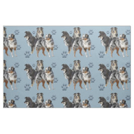 Australische herders blauw weefsel stof