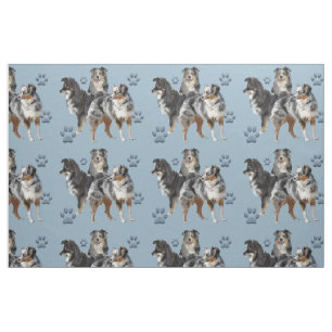 Australische herders blauw weefsel stof