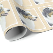 Australische herderschilderkunst - Oorspronkelijke Cadeaupapier (Rol Hoek)