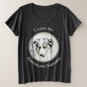 Australische herderschilderkunst - Oorspronkelijke Grote Maat T-shirt