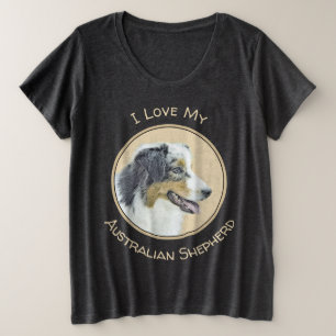 Australische herderschilderkunst - Oorspronkelijke Grote Maat T-shirt