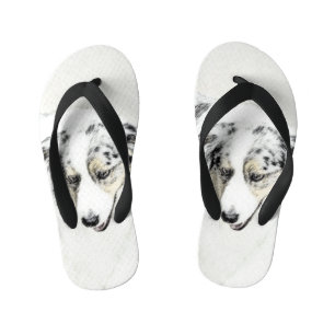 Australische herderschilderkunst - Oorspronkelijke Kinder Teenslippers