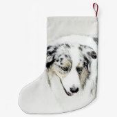 Australische herderschilderkunst - Oorspronkelijke Kleine Kerstsok (Achterkant)