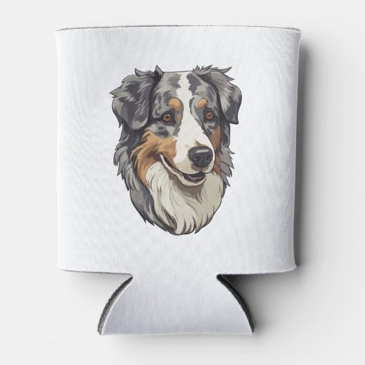 Australische herdershond blikjeskoeler (Voorkant)