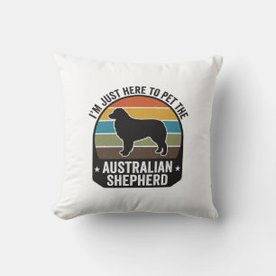 Australische Herdershond Huisdier Liefhebber Vinta Kussen