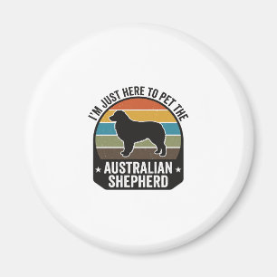 Australische Herdershond Huisdier Liefhebber Vinta Magneet
