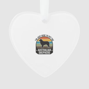 Australische Herdershond Huisdier Liefhebber Vinta Ornament