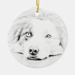 Australische herdershond keramisch ornament